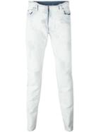 Maison Margiela Hand Painted Trousers, Men's, Size: 34, White, Cotton