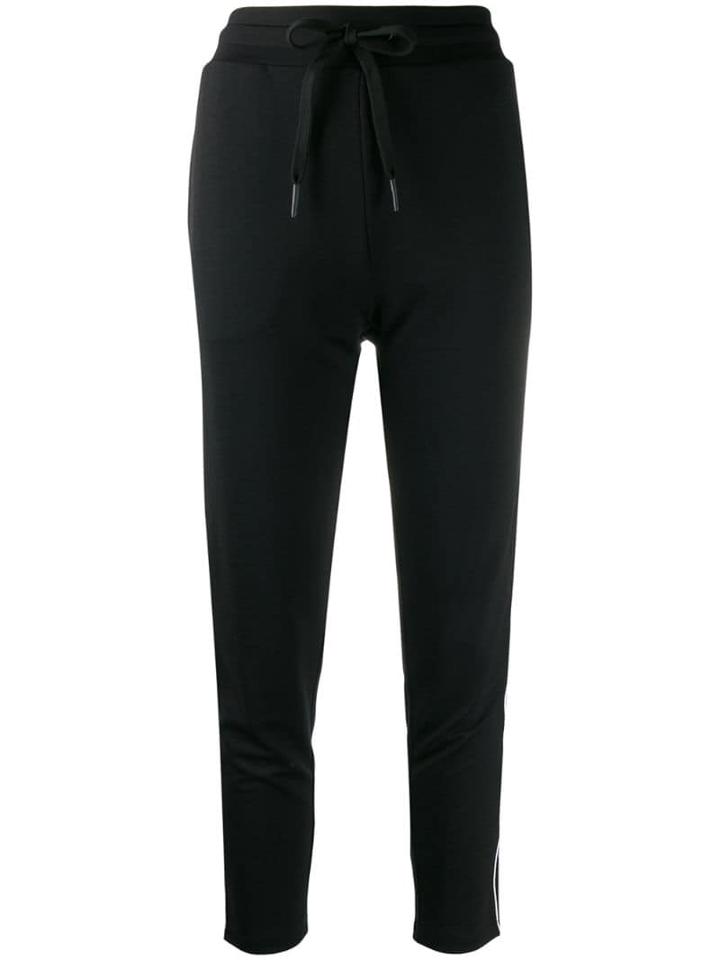 Iceberg Side Logo Stripe Track Pants - Black
