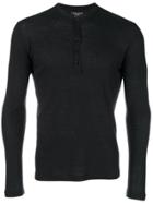 Majestic Filatures Button Up Sweater - Black