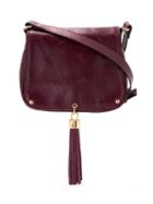 Xaa - Shoulder Bag - Women - Leather - One Size, Women's, Pink/purple, Leather