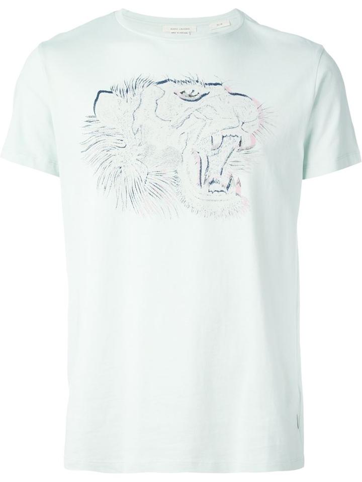 Marc Jacobs Embroidered T-shirt, Men's, Size: Xs, Green, Cotton