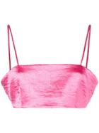 Cinq A Sept Nikki Sheen Cropped Top - Pink