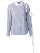 Sandy Liang Pinstripe Button Down Shirt
