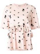 Mcq Alexander Mcqueen Layered Ok T-shirt - Pink & Purple