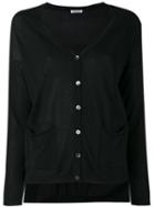 P.a.r.o.s.h. - Knitted Cardigan - Women - Cotton/viscose - M, Women's, Black, Cotton/viscose