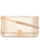 Tory Burch Chelsea Metallic Convertible Clutch Bag