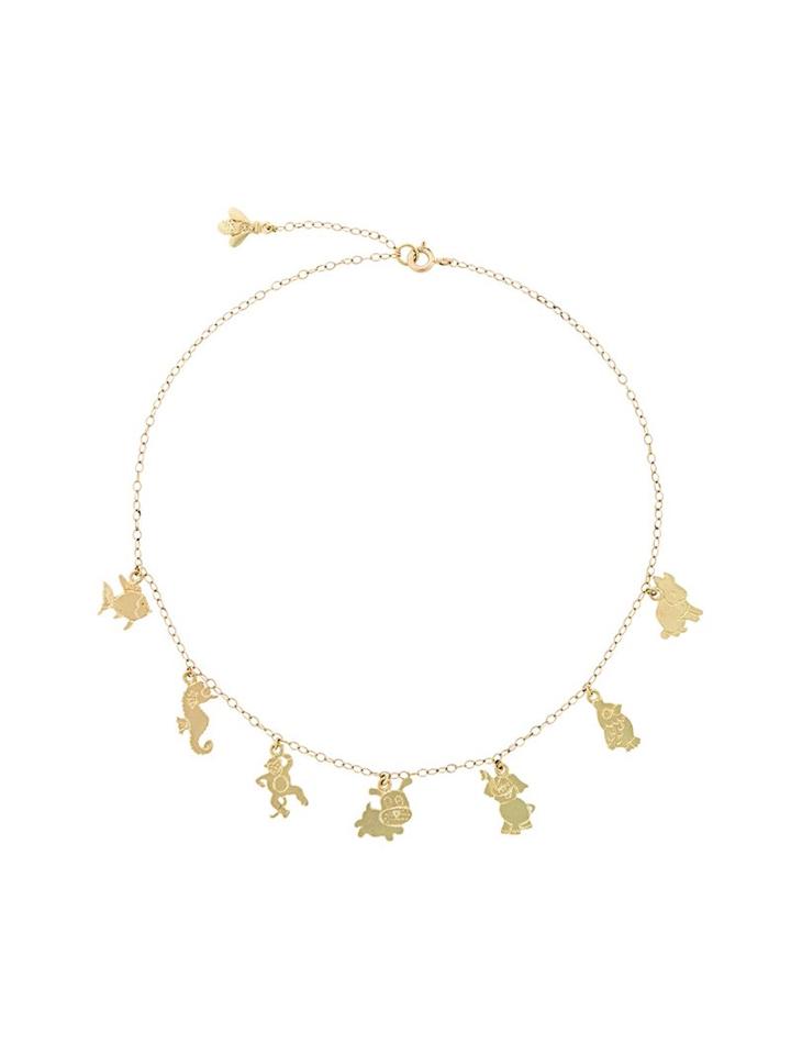 Carolina Bucci Bambini Charm Necklace, Girl's, Metallic