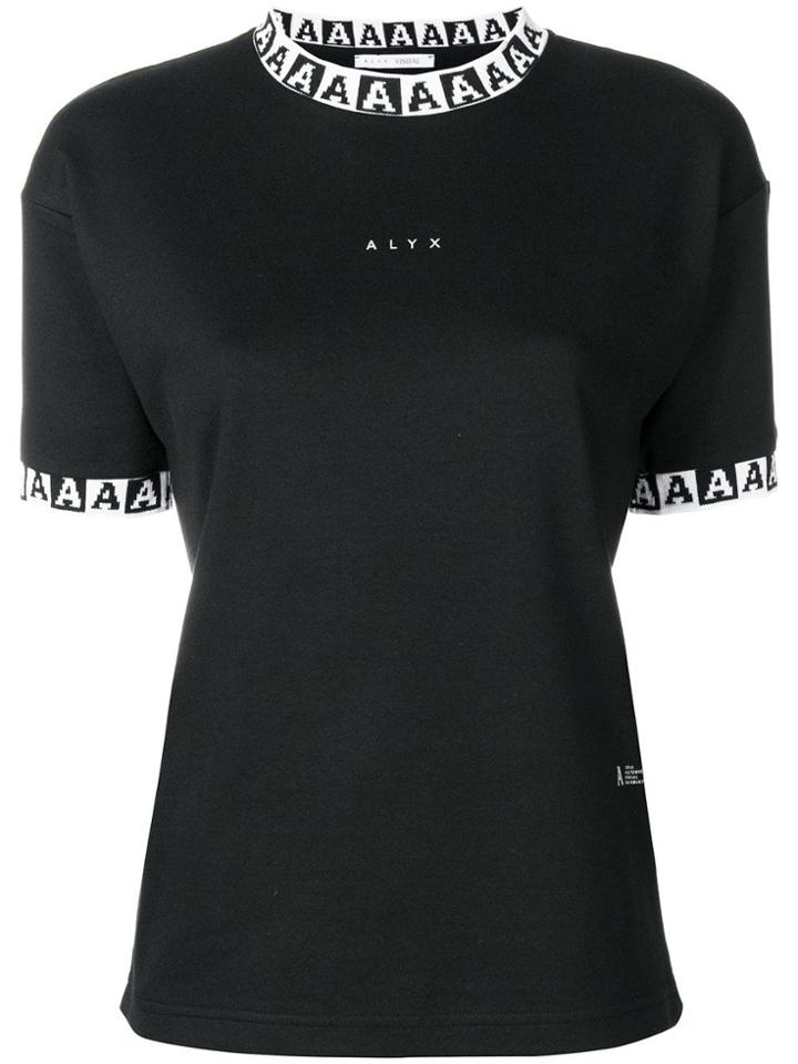 Alix Scipt Printed T-shirt - Black