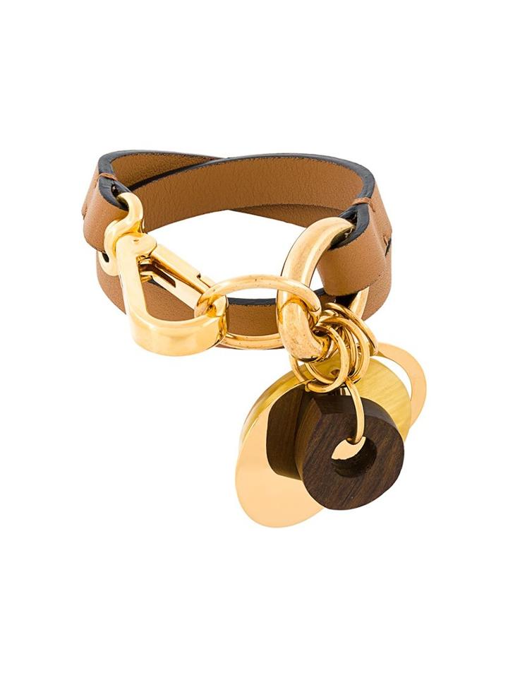 Marni Wrap Around Charm Bracelet, Women's, Size: Medium, Brown