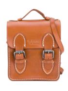 Les Coyotes De Paris - Buckled Satchel - Kids - Calf Leather - One Size, Brown