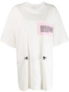 Colmar A.g.e. By Shayne Oliver Drawstring Logo Print T-shirt - White