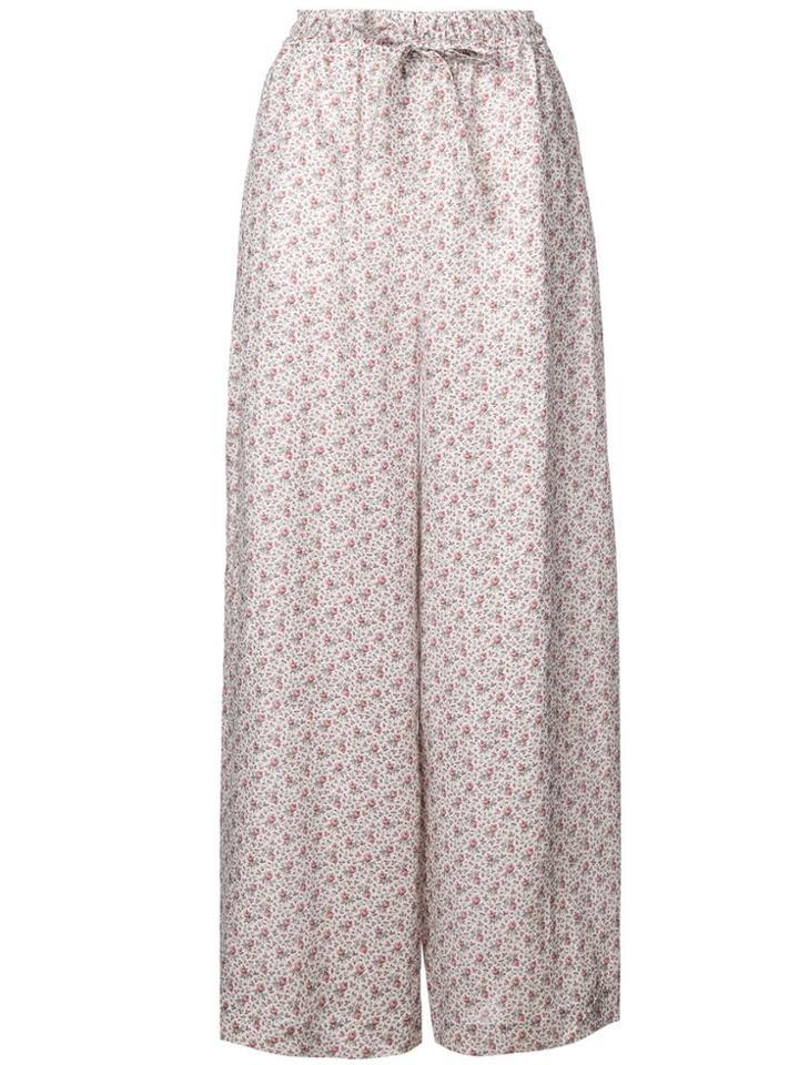 Zimmermann Floral Print Palazzo Pants - Neutrals