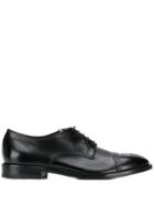 Henderson Baracco Brogue Detail Derby Shoes - Black