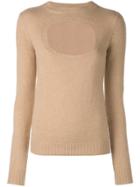 Prada Cut Out Jumper - Brown