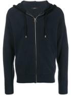 Joseph Cashmere Knit Hoodie - Blue