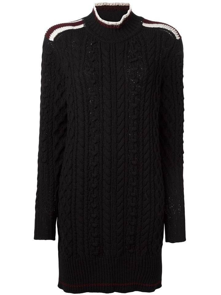 Isabel Marant Embroidered Knitted Dress, Women's, Size: 34, Black, Wool/polyester