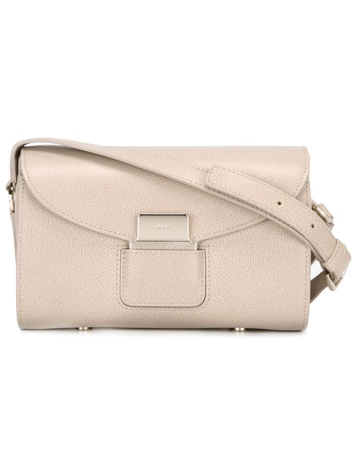 Furla - Amazzone Cross Body Bag - Women - Calf Leather - One Size, Women's, Nude/neutrals, Calf Leather