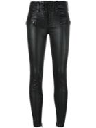 Unravel Project Skinny Leather Trousers, Women's, Size: 27, Black, Lamb Skin/polyester/polyurethane