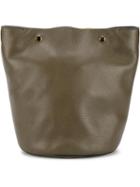 Marni Bucket Bag, Women's, Green, Calf Leather/suede/cotton