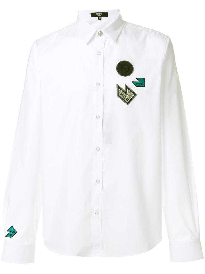 Versus Patch Detail Shirt - White