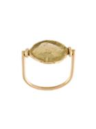 Liska Circle Ring, Women's, Metallic, Gold
