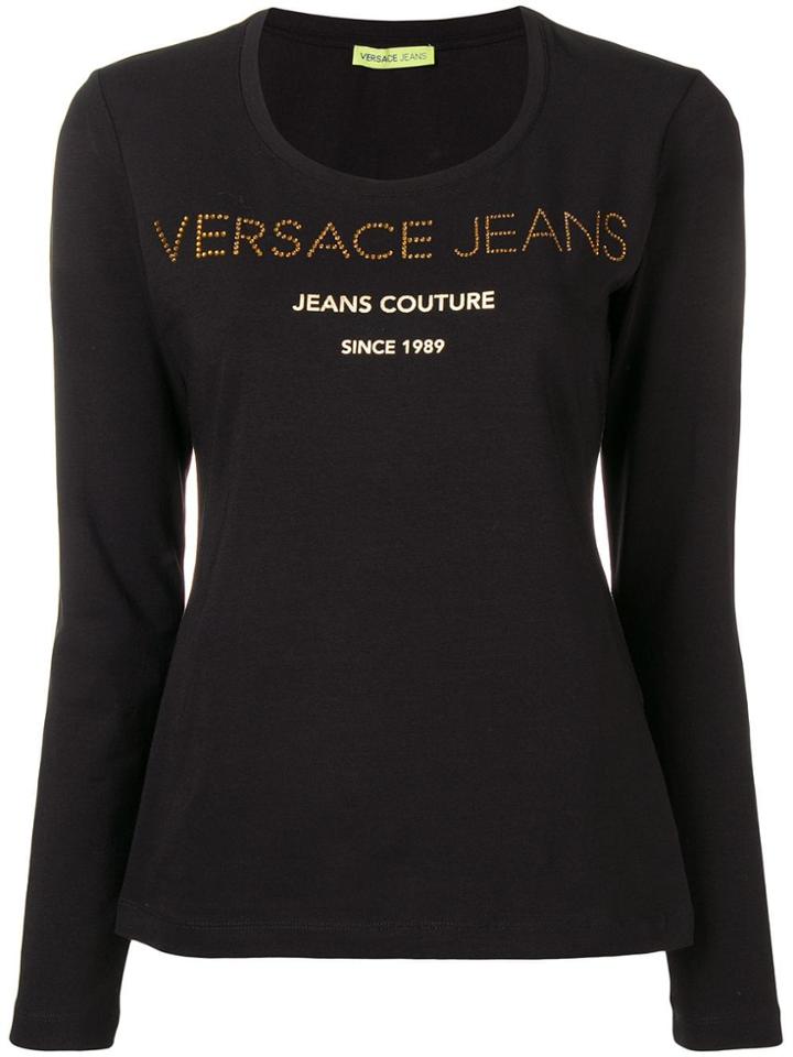 Versace Jeans Classic Print T-shirt - Black