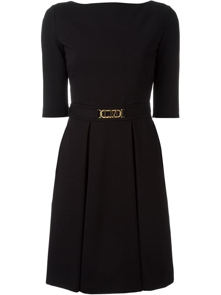 Love Moschino Half Sleeve Flared Dress
