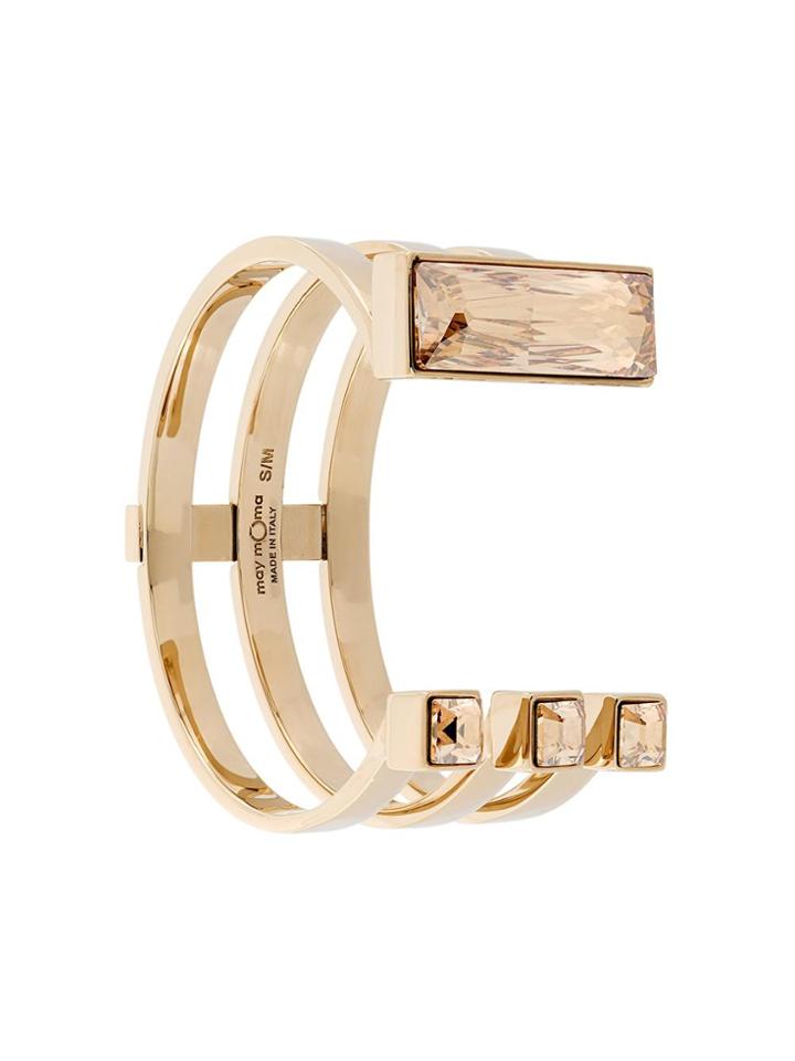 May Moma Baguette Cuff - Metallic