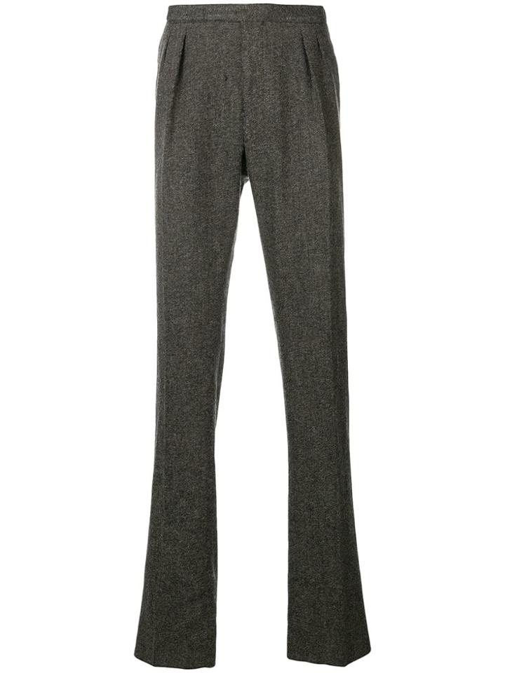 Boglioli Straight Leg Trousers - Brown