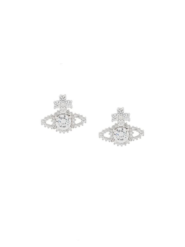 Vivienne Westwood Valentina Stud Earrings - Silver