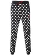 House Of Holland Polka Dot Umbro Sweatpants, Adult Unisex, Size: Small, Black, Cotton