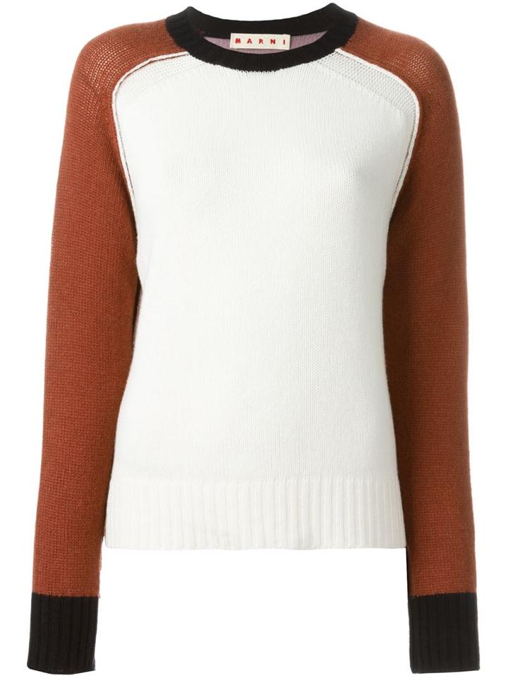 Marni Contrast Sleeve Sweater