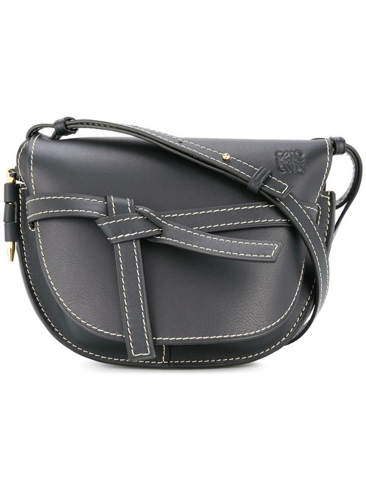 Loewe Gate Saddle Bag - Black