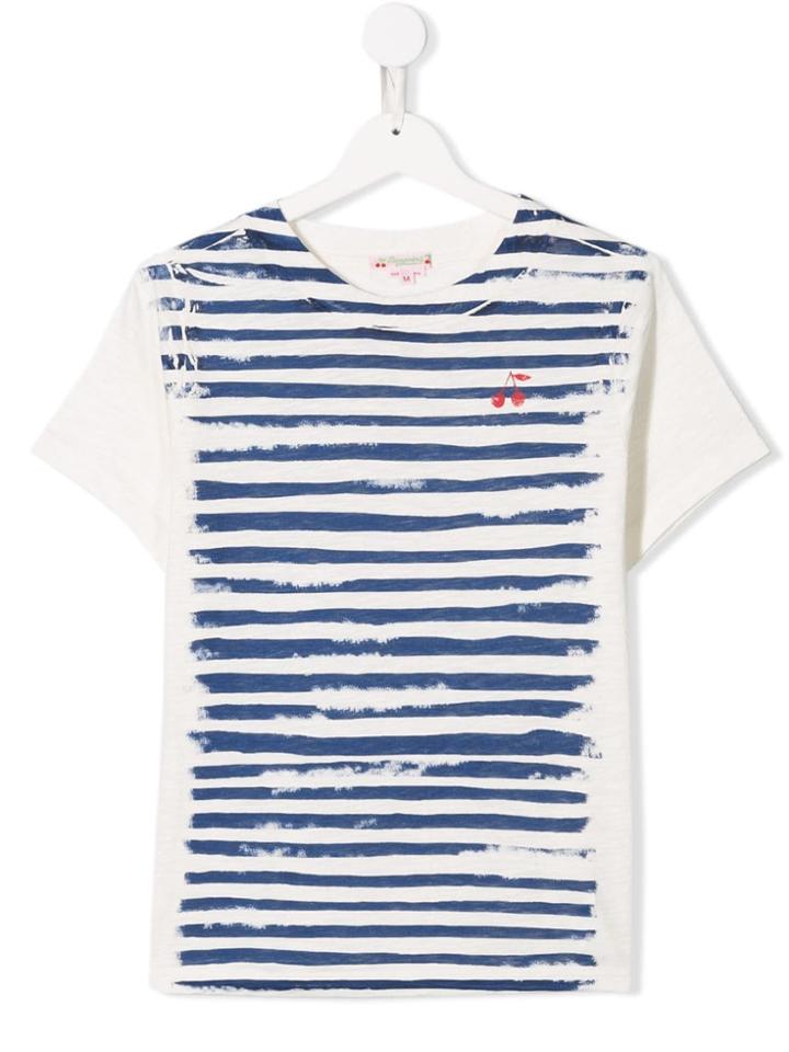 Bonpoint Teen Striped T-shirt - White