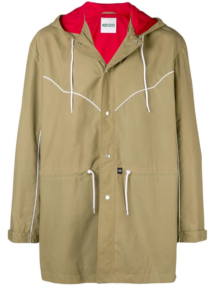Kenzo Hooded Jacket - Neutrals