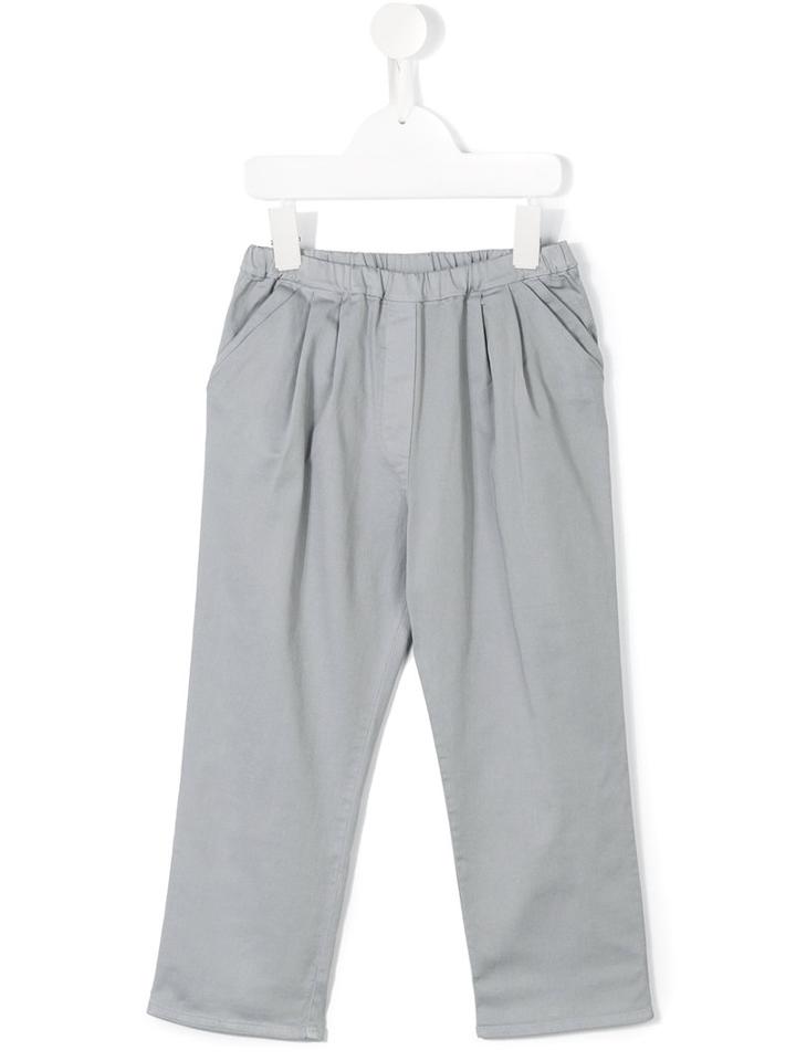 Le Petit Coco Ruched Trousers, Girl's, Size: 10 Yrs, Grey