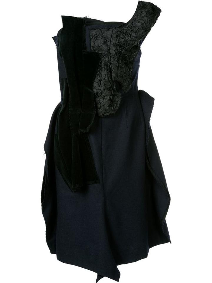 Comme Des Garçons Pre-owned Attached Fabric Dress - Blue