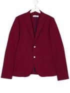 Dondup Kids Classic Striped Blazer - Red