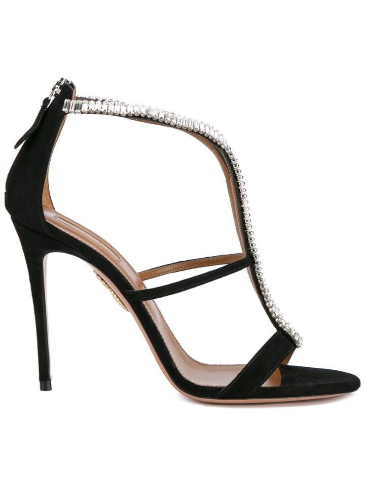 Aquazzura Constance Sandals - Black