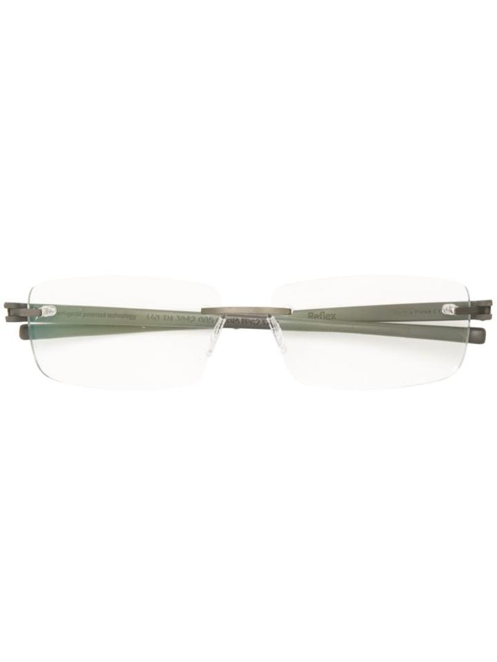 Tag Heuer Rectangular Frame Glasses, Rubber