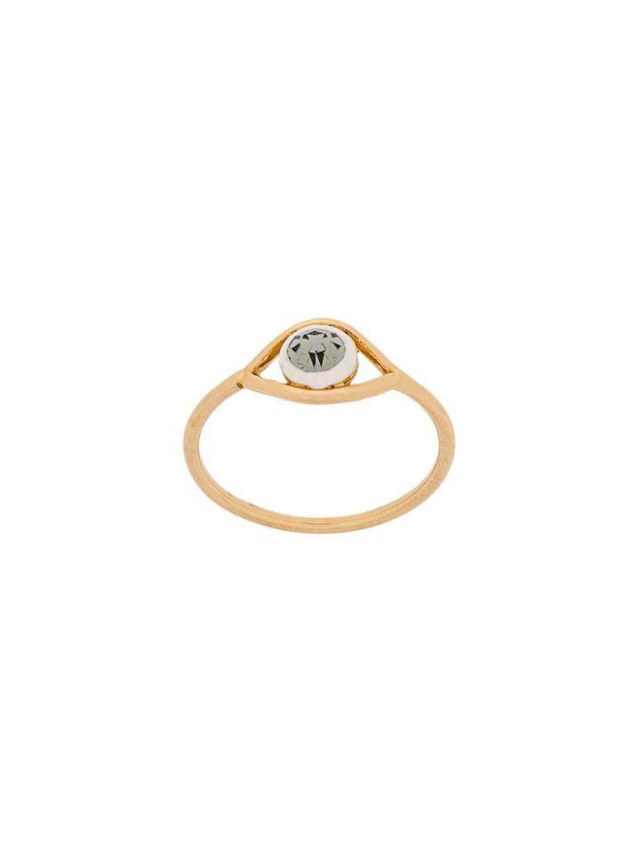 Isabel Marant Crystal Embellished Ring - Gold