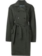 Raquel Allegra 'military' Trench Coat, Women's, Size: 1, Green, Cotton
