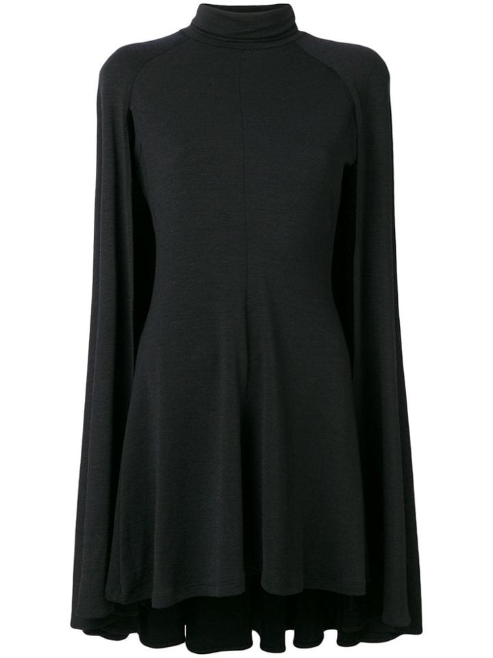 Plein Sud Cape-like Dress - Black