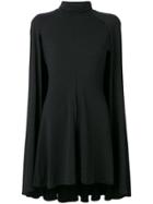Plein Sud Cape-like Dress - Black
