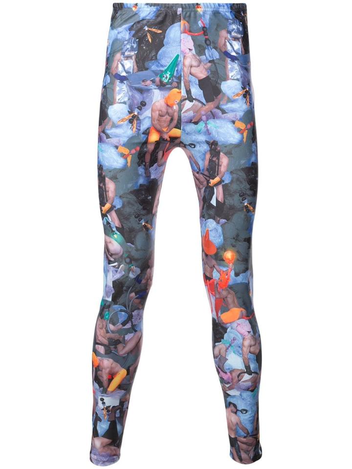 Walter Van Beirendonck P!g Gang Bang Leggings - Multicolour