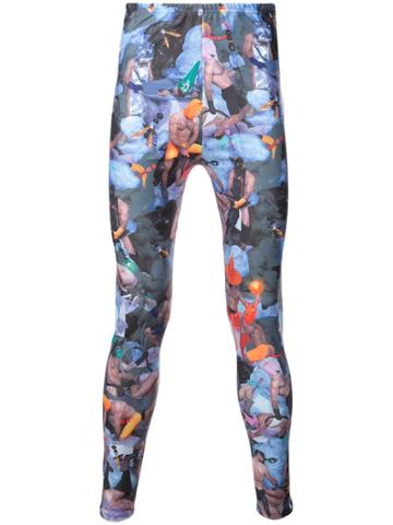 Walter Van Beirendonck P!g Gang Bang Leggings - Multicolour