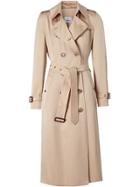 Burberry Silk Satin Trench Coat - Pink