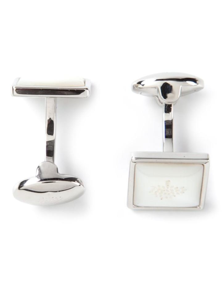 Mulberry Logo Plaque Cufflinks
