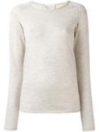 Forte Forte Crew Neck Jumper, Women's, Size: 2, Nude/neutrals, Virgin Wool