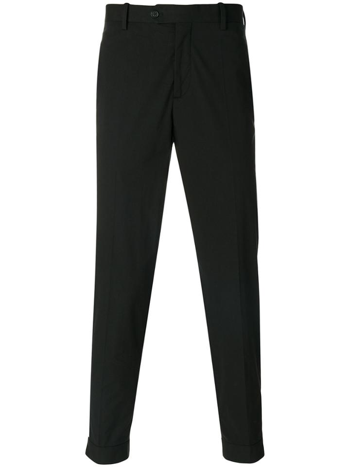 Neil Barrett Stretch Cropped Pants - Black